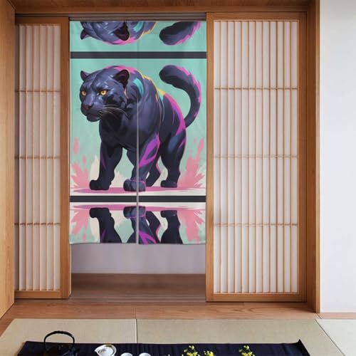 WZYWHJ Majestic Leopard Prints Qualitätsvorhänge, vielseitige Raumteiler für Zuhause, Büro, Küche, stilvolle und funktionale Gardine, 86,4 x 142,2 cm WZYWHJ Majestic Leopard Prints Qualitätsvorhänge, vielseitige Raumteiler für Zuhause, Büro, Küche, stilvolle und funktionale Gardine, 86,4 x 142,2 cm von WZYWHJ