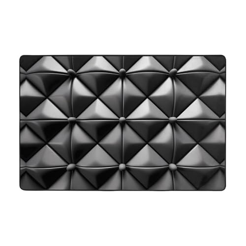 WZYWHJ Rutschfeste Bodenmatte mit Lederdruck, 91,4 x 61 cm, für Wohnzimmer, Büro, Couchtisch, Bett, Balkon, Schwarz und Weiß WZYWHJ Rutschfeste Bodenmatte mit Lederdruck, 91,4 x 61 cm, für Wohnzimmer, Büro, Couchtisch, Bett, Balkon, Schwarz und Weiß von WZYWHJ