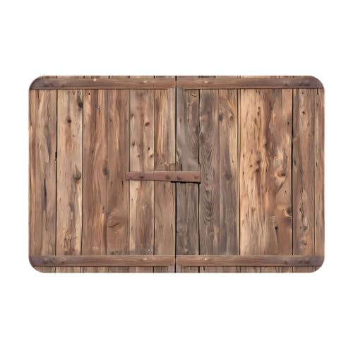 WZYWHJ Rutschfeste Fußmatte, 40,6 x 61 cm, leicht zu reinigen, geeignet für Haustür, Wohnzimmer, Badezimmer, Landhausstil, Holztürdrucke WZYWHJ Rutschfeste Fußmatte, 40,6 x 61 cm, leicht zu reinigen, geeignet für Haustür, Wohnzimmer, Badezimmer, Landhausstil, Holztürdrucke von WZYWHJ