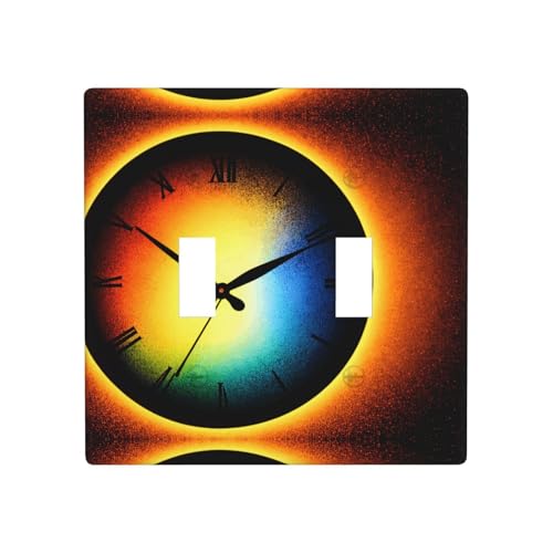 WZYWHJ Schmelzende Uhr, thermoplastische Platte für Schalterabdeckung, dekorative Wandplatte, die nicht leicht beschädigt wird von WZYWHJ