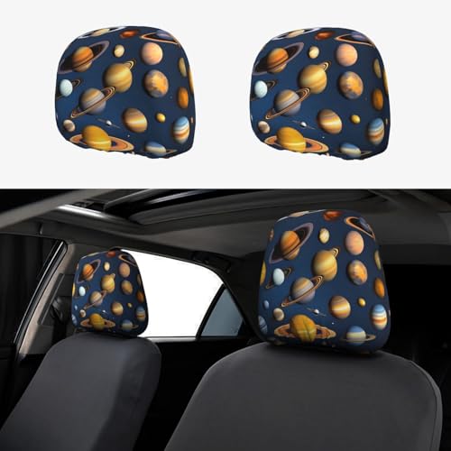 WZYWHJ Sonnensystem Planeten Druck Auto Kissenbezug 2 Stück Sitzbezug Zubehör Schutzhülle Universal WZYWHJ Sonnensystem Planeten Druck Auto Kissenbezug 2 Stück Sitzbezug Zubehör Schutzhülle Universal von WZYWHJ