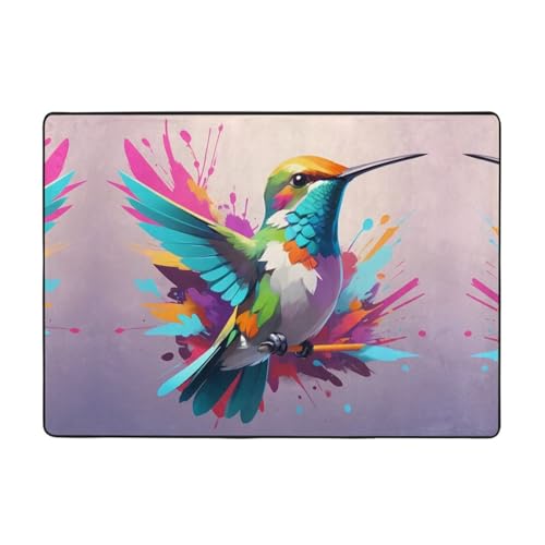 WZYWHJ Teppiche, Wohnzimmer-Fußmatten, Läufer, rutschfest, Kinderzimmermatte, Spielteppich, 203,2 x 147,3 cm, Kritzelei-Druck WZYWHJ Teppiche, Wohnzimmer-Fußmatten, Läufer, rutschfest, Kinderzimmermatte, Spielteppich, 203,2 x 147,3 cm, Kritzelei-Druck von WZYWHJ