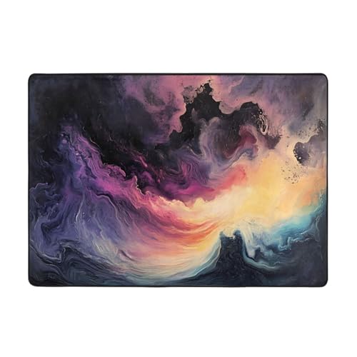 WZYWHJ Teppiche, Wohnzimmer-Fußmatten, Läufer, rutschfest, für Kinderzimmer, Spielteppich, 203,2 x 147,3 cm, Wellenmuster WZYWHJ Teppiche, Wohnzimmer-Fußmatten, Läufer, rutschfest, für Kinderzimmer, Spielteppich, 203,2 x 147,3 cm, Wellenmuster von WZYWHJ