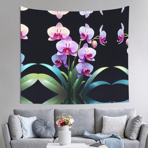 WZYWHJ Wandteppich mit schönem Blumendruck, 152,4 x 129,5 cm: weich, hochwertig und leicht, geeignet für Wandbehänge WZYWHJ Wandteppich mit schönem Blumendruck, 152,4 x 129,5 cm: weich, hochwertig und leicht, geeignet für Wandbehänge von WZYWHJ