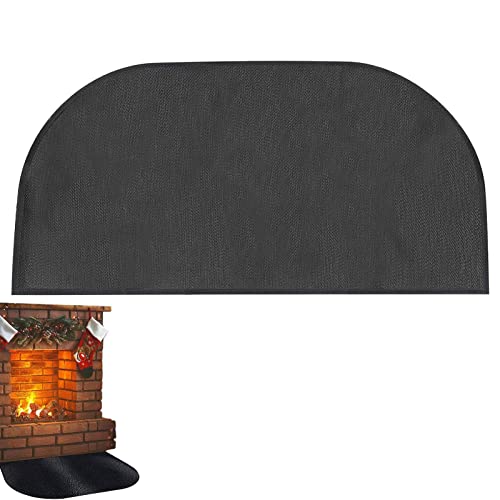 Waaka Feuerfeste Matte, Kaminbodenplatte, Funkenschutzplatte Für Kaminofen, Funkenschutzplatte Bodenblech, Für Feuerstelle Grillboden, Schützt Böden Vor Funkenglut - 50 x 80 cm von Waaka