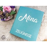 M Personalisierte Zeugnismappe Mit Namen Aus Leinen - Optionale Buchrückenbeschriftung |Zeugnisordner Schulkind | Einschulung Individuell M Personalisierte Zeugnismappe Mit Namen Aus Leinen - Optionale Buchrückenbeschriftung |Zeugnisordner Schulkind | Einschulung Individuell von WaalinaDesign
