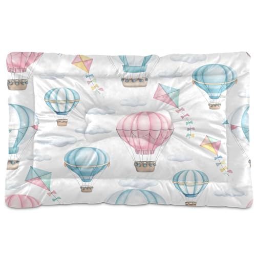 Waassud Dicke Hundebett-Matte mit Luftballons, rutschfest, kaufest, Haustierbett für Hunde und Katzen, weich, waschbar, Hundehüttenkissen für Boden, Sofa, Auto, 45,7 x 61 cm von Waassud