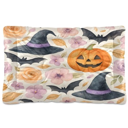 Waassud Dickes Hundebett mit Halloween-Thema, rutschfest, kaufest, Haustierbett für Hunde und Katzen, weich, waschbar, Hundehüttenkissen für Boden, Sofa, Auto, 45,7 x 61 cm Waassud Dickes Hundebett mit Halloween-Thema, rutschfest, kaufest, Haustierbett für Hunde und Katzen, weich, waschbar, Hundehüttenkissen für Boden, Sofa, Auto, 45,7 x 61 cm von Waassud