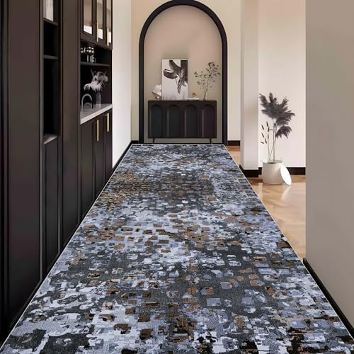 Abstrakt Teppich Läufer Flur Bunt, Teppichläufer küchenläufer Lang Waschbar rutschfest 100x450cm küchen läufer Flurläufer Fußmatte Wohnzimmerteppich Dauerhaft für Esszimmer Korridor Meterware Abstrakt Teppich Läufer Flur Bunt, Teppichläufer küchenläufer Lang Waschbar rutschfest 100x450cm küchen läufer Flurläufer Fußmatte Wohnzimmerteppich Dauerhaft für Esszimmer Korridor Meterware von Waazgle
