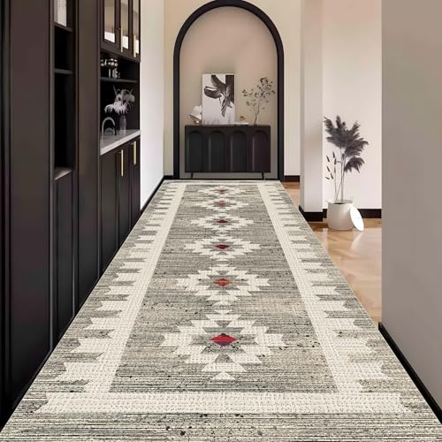 Boho Teppich Läufer Flur Bunt, Teppichläufer küchenläufer Lang Waschbar rutschfest 60x500cm küchen läufer Flurläufer Fußmatte Wohnzimmerteppich Dauerhaft für Esszimmer Korridor Meterware Boho Teppich Läufer Flur Bunt, Teppichläufer küchenläufer Lang Waschbar rutschfest 60x500cm küchen läufer Flurläufer Fußmatte Wohnzimmerteppich Dauerhaft für Esszimmer Korridor Meterware von Waazgle