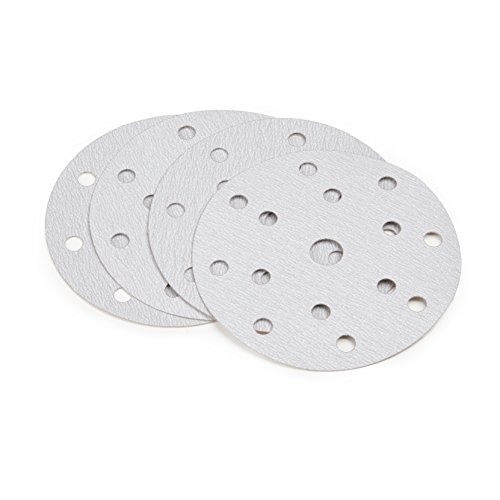 Schleifpapier 150mm Klett Schleifpapier 180 Körnung | 50er Set von Wabrasive | Klett Schleifscheiben 180 Körnung | Ideal für Lackschliff Arbeiten von Wabrasive