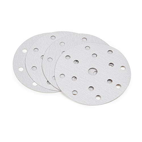 Schleifscheiben 150mm Klett Schleifpapier 100 Körnung | 50er Set von Wabrasive | Klett Schleifpapier 100 Körnung | Ideal bei Lackschliff Arbeiten von Wabrasive