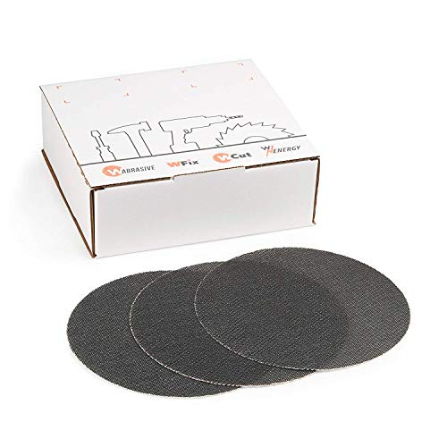 Schleifscheiben 225 Klett 120 Körnung | Schleifgitter 225 Klett 120 | Ideal auch als Schmirgelpapier | Schleifpapier Alternative von Wabrasive