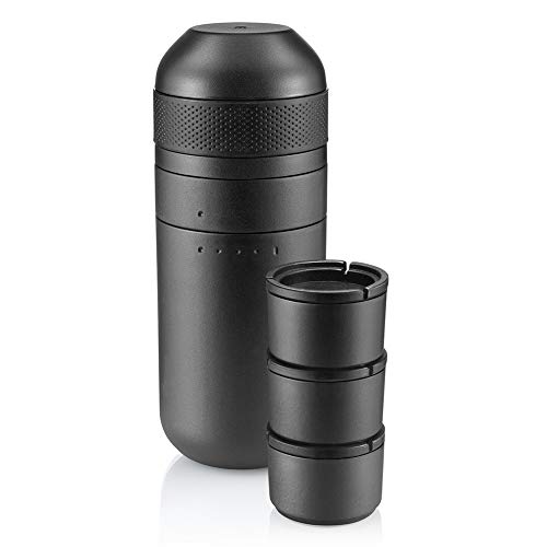 WACACO Minipresso Kit, Zubehör für Minipresso GR, Größerer Wassertank mit 3 Filterkörben, für Lungo Espresso von WACACO
