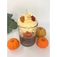 Pumpkin Dream Herbstkerze Im Glas | Handgemachte Deko-Kerze Mit Sahne Und Herbst Spice Duft Geschenkidee Wachs & Wunder von WachsWunderLarissa