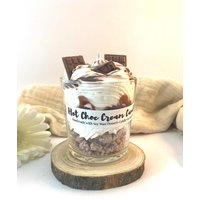 Schoko Dessertkerze Im Glas - Vegane Sojawachskerze Mit Sahne-Topping | Handmade Geschenkkerze Schokolade Deko & Geschenkidee Schoko Dessertkerze Im Glas - Vegane Sojawachskerze Mit Sahne-Topping | Handmade Geschenkkerze Schokolade Deko & Geschenkidee von WachsWunderLarissa