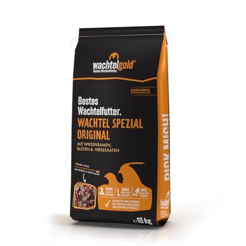 WachtelGold Wachtel Spezial Original Futter - 10kg - ohne Gentechnik - mit Kräutern WachtelGold Wachtel Spezial Original Futter - 10kg - ohne Gentechnik - mit Kräutern von WachtelGold