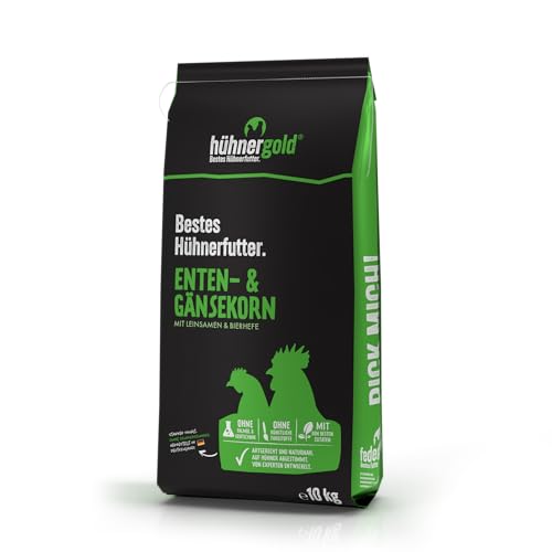 DuckGold Enten- & Gänsekorn 10kg - Entenfutter Gänsefutter Wassergeflügelkorn Pellets DuckGold Enten- & Gänsekorn 10kg - Entenfutter Gänsefutter Wassergeflügelkorn Pellets von WachtelGold