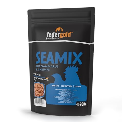 WachtelGold Seamix 200g - Gammarus und Shrimps - für Wachteln und Hühner von WachtelGold