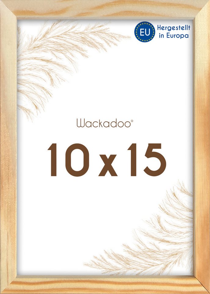 Wackadoo Living Bilderrahmen AMALFI aus italienischem Holz, FSC Holz Bilderrahmen, für 1 Bilder, Hergestellt in Europa von Wackadoo Living