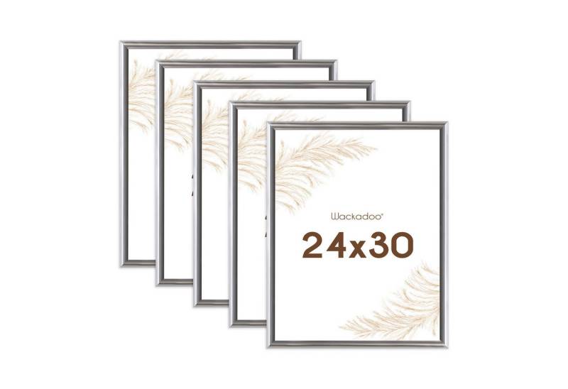 Wackadoo Living Bilderrahmen-Set Bilderrahmen mit Glasscheibe Posterrahmen Fotorahmen Fotowand, (5 St), Portrait Rahmen Modern von Wackadoo Living