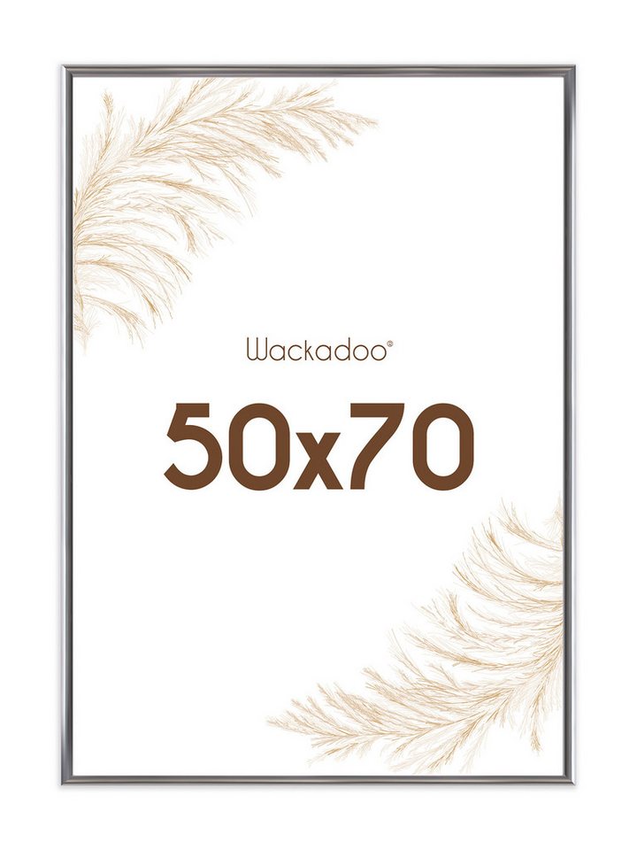 Wackadoo Living Einzelrahmen Bilderrahmen mit Glasscheibe Posterrahmen Fotorahmen Fotowand, für 1 Bilder, Portrait Rahmen Modern von Wackadoo Living