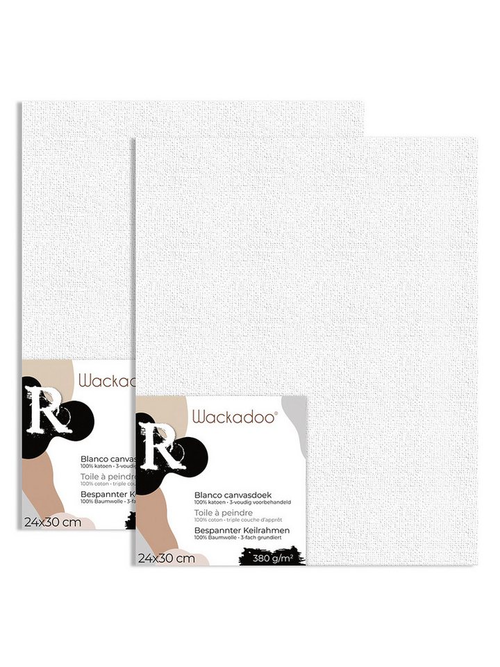 Wackadoo Living Leinwand ART, FSC® Holz Leinwand Canvas mit 17mm Stärke, 380g/m², 3-fach grundiert von Wackadoo Living