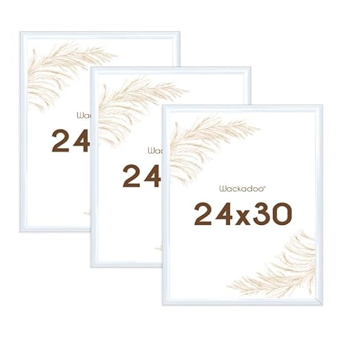 Wackadoo Bilderrahmen 24x30 Weiß 3er Bilderrahmen Set Fotowand Fotorahmen mit Glasscheibe Kunststoff Picture frame Wackadoo Bilderrahmen 24x30 Weiß 3er Bilderrahmen Set Fotowand Fotorahmen mit Glasscheibe Kunststoff Picture frame von Wackadoo