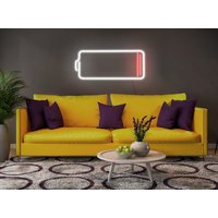 Batterie Leuchtreklame, Led Zeichen, Wandleuchte, Neon Leuchtreklame Für Wand, Wanddekor, Led Wand von WackoStore