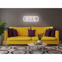 Nyc Neon Schild, Led Wanddekor, New York City Schild Led von WackoStore