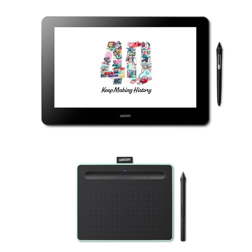 Wacom Cintiq Pro 16 Pen Display + KOSTENLOSES Wacom Intuos Medium BT Stift-Tablett, Pistazie: 40 Jahre Jubiläums-Bundle von Wacom