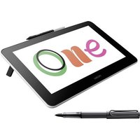 Wacom One + Lamy AL-star black EMR Stylus Stift USB Kreativ-Stift-Display EEK: D (A - G) Schwarz von Wacom