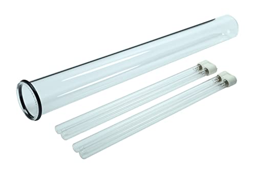 Wacredo 2x UVC Ersatzlampen 36 Watt + Quarzglas mit Bördelung inkl. Dichtung für Oase Bitron 72C Komplettset Wasseraufbereitung | Filter | Wasserklärer | Leuchtmittel | UVC Gerät Wacredo 2x UVC Ersatzlampen 36 Watt + Quarzglas mit Bördelung inkl. Dichtung für Oase Bitron 72C Komplettset Wasseraufbereitung | Filter | Wasserklärer | Leuchtmittel | UVC Gerät von Wacredo