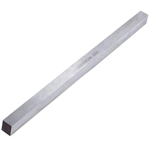 Wadakada 10 mm x 10 mm x 200 mm Drehen Abstechen Fraesen Drehmaschine HSS Drehstahl Werkzeug Bit von Wadakada