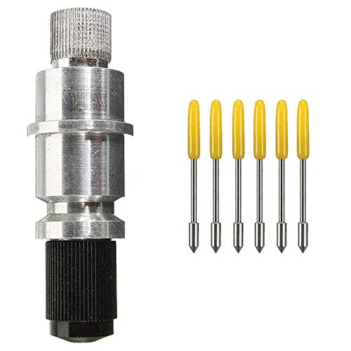 Wadakada 15PCS 30 Grad Graphtec CB09U CB09 Klingen Vinyl Plotter Cutter + 1PCS KlingenhaltergehäUse von Wadakada