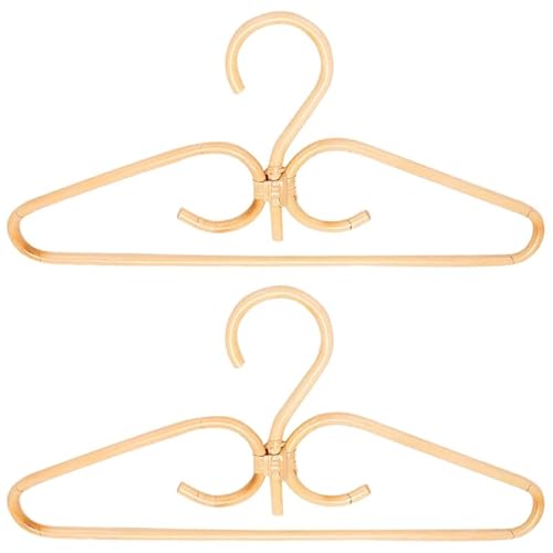 Wadakada 2 StüCk Rattan Kleider BüGel NatüRlicher Handgewebter 3 Haken KleiderbüGel Aus Rattan für Den Kleiderschrank im Wohnbereich, 40 X 20 cm Wadakada 2 StüCk Rattan Kleider BüGel NatüRlicher Handgewebter 3 Haken KleiderbüGel Aus Rattan für Den Kleiderschrank im Wohnbereich, 40 X 20 cm von Wadakada