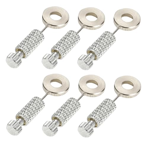 Wadakada 6-Teilige Ledernaht-Positionierungsnadel, DIY-Werkzeug, Naht-Fixpositionsnadel, Leder-Fixnahtnadel, 6-12 mm von Wadakada