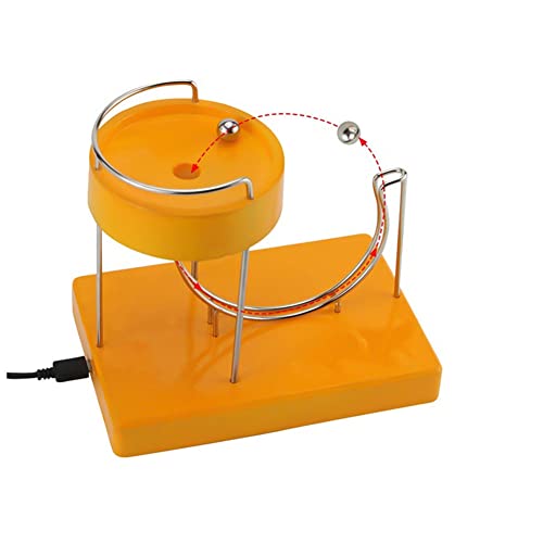Wadakada Art Movement Machine Art Motion Inertial Metal Automatic Jumping Table Toy Yellow von Wadakada