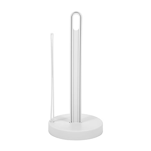 Wadakada Toilette KüChen Papier Handtuch Halter Rolle Papiertuch Holder Kunststoff Regal Desktop Boden Vertikal Servietten Stand Badezimmer Lagerung-A von Wadakada