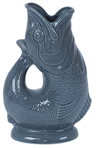 Gluggle Krug, keramik, dunkelgrau, xl von Wade Ceramics