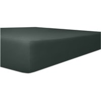 Kneer Exclusiv Stretch Spannbetttuch für hohe Matratzen & Wasserbetten Qualität 93 Farbe schwarz 120-130x200-220 cm von WÄSCHEFABRIK KNEER E.K.