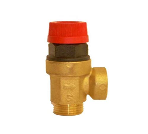 Boiler Sicherheit Druckentlastung Ventil 1/2' MXF-BSP Presure 3 bar von Wärmer System