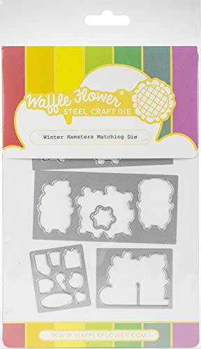 Waffle Flower 310352 WNTR HMSTR WFFLE Flower, Metall, Winterhamster, Einheitsgröße von Waffle Flower