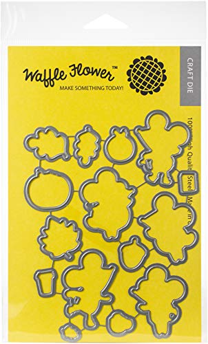 Waffle Flower Crafts 310246 Waffelblume HLLO PMPKN, Einheitsgröße, Hello Pumpkin von Waffle Flower