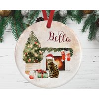 Bengal Katze Weihnachtsschmuck | Erinnerungsgeschenk Safari Weihnachten Urlaub Baumschmuck von WagATudeTags