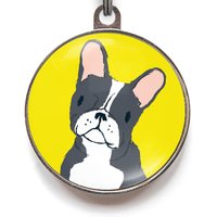 Boston Terrier Hundemarke - Schwarz-Weiß-Boston Terrier, Personalisierte Für Bostons von WagATudeTags