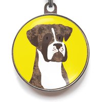 Boxer Dog Tag - Personalisierte Tags Für Hunde Brindle von WagATudeTags