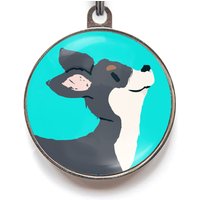 Chihuahua Hundemarke - Schwarz-Weiß-Chihuahua, Personalisierte Haustier-Tags Für Chihuahuas von WagATudeTags