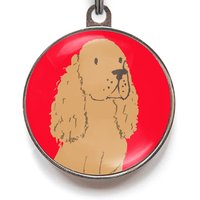 Cocker Spaniel Hundemarke - Golden Spaniel, Personalisiertes Geschenk Für von WagATudeTags