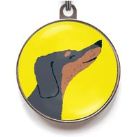 Dackel Hundemarke - Black & Tan Doxie, Personalisierte Für von WagATudeTags